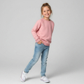 Bluza dresowa Basic brudny róż 