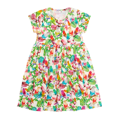 Sukienka Papużki krótki rękaw