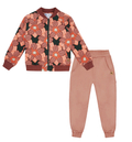 Komplet dresowy Koralowe kwiaty 