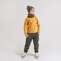 Zestaw czapka i komin Alan, khaki