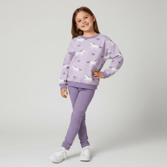 Bluza bawełniana ze ściągaczami Konie