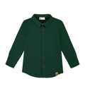 Koszula chłopięca bawełniana zielona