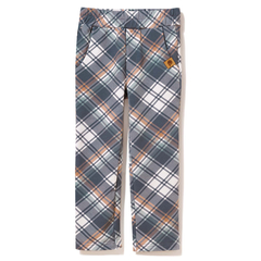 Spodnie chłopięce w kratę, niebiesko-beżowe