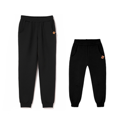 Zestaw spodni dresowych Igo dla mamy i córki, czarne