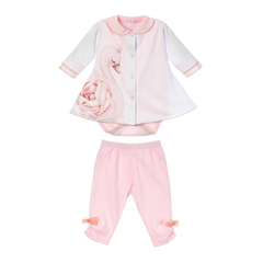 Komplet bawełniany niemowlęcy Malwinka