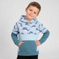 Bluza chłopięca z kapturem Kangaroo Wieloryb