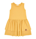Sukienka bez rękawów, Basic musztardowa 