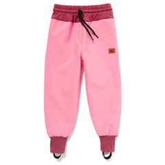 Spodnie softshell landrynkowy róż