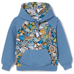 Bluza dresowa z kapturem Morska przygoda