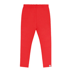 Bawełniane legginsy czerwone