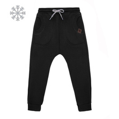 Spodnie ocieplane Circle czarne