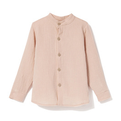 Koszula muślinowa chłopięca beżowa