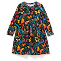 Bawełniana sukienka Flamingo Kolorowe Motyle