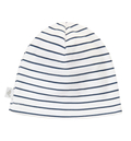 Czapka biała w paski