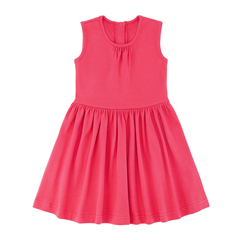 Sukienka bez rękawów, Basic koralowa