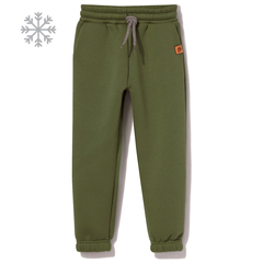 Spodnie dresowe ocieplane, khaki