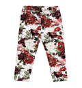 Legginsy niemowlęce Czerwone Kwiaty 
