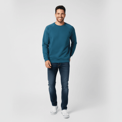 Bluza dresowa dla taty Basic niebieska