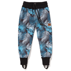 Spodnie softshell niebieska monstera