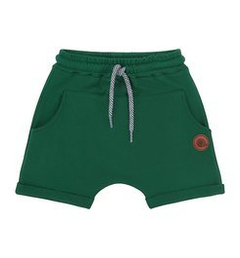 Krótkie spodenki chłopięce, ciemna zieleń