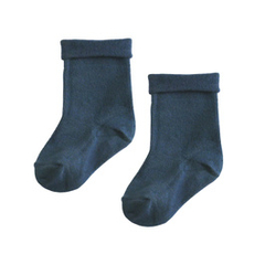 Skarpetki niemowlęce bawełna organiczna navy
