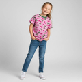 T-shirt z krótkim rękawem, dla dziewczynki, Wiśnie