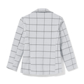 Marynarka bawełniana, szara w kratę