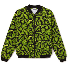 Bomberka bawełniana dla taty Zielone liście