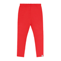 Bawełniane legginsy czerwone
