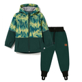 Zestaw softshell dla chłopca Las – zielona kurtka i spodnie