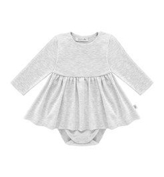 Body z sukienką szarymelanż