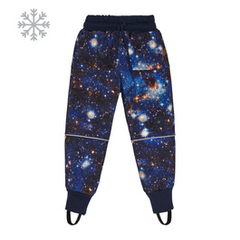 Ocieplane spodnie softshell galaktyka