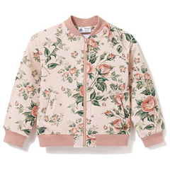 Bomberka bawełniana dla mamy Róże na beżu