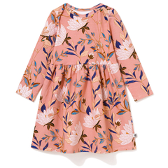 Sukienka bawełniana z zakładką lilia morska