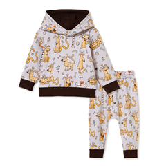 Dres niemowlęcy bluza ze spodniami, Pies i kość