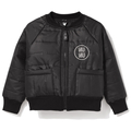 Kurtka chłopięca typu bomber, czarna