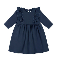 Sukienka ze skrzydełkami granatowa