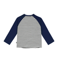 Bluzka w paski, granat