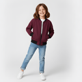 Kurtka bomberka softshell fioletowa