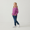 Bluza dresowa Basic purpurowa