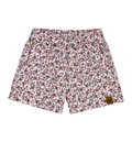 Krótkie spodenki klasyczne różowe Kwiatuszki