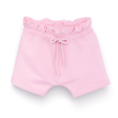 Bawełniane spodenki niemowlęce, różowe