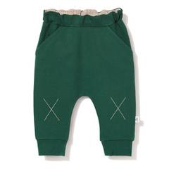 Spodnie niemowlęce basic zielone