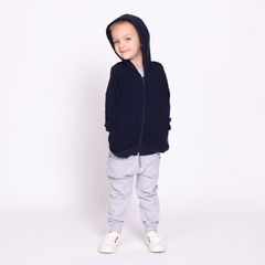 Bluza Hoodie z kapturem granatowa