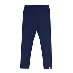 Bawełniane legginsy granatowe