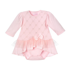 Body niemowlęce Emily różowe