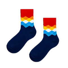 Skarpetki dziecięce w romby