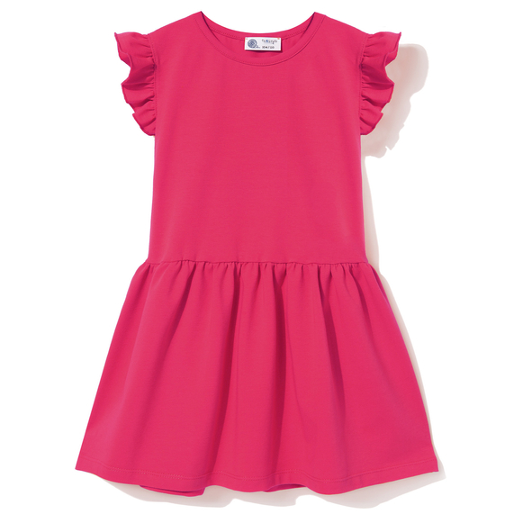 Bawełniana sukienka Wings bez rękawa, rose violet