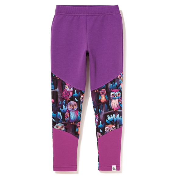Legginsy dziewczęce Kolorowe sowy