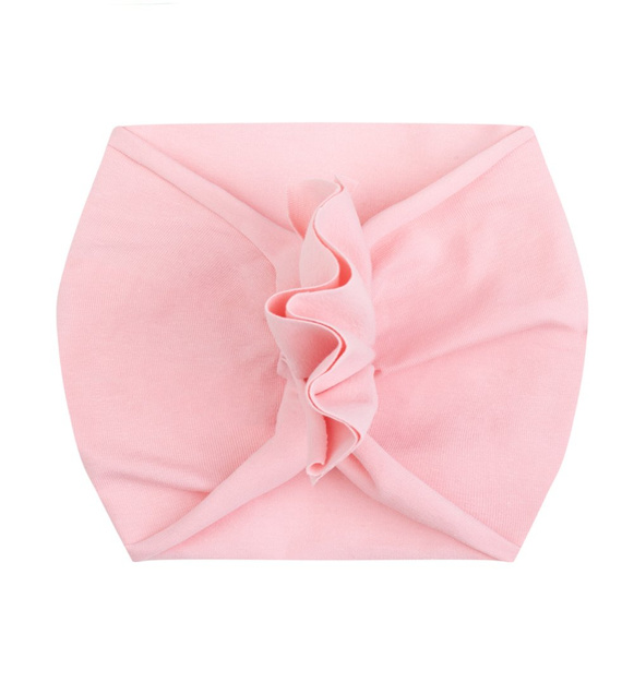 Opaska szeroka baby pink